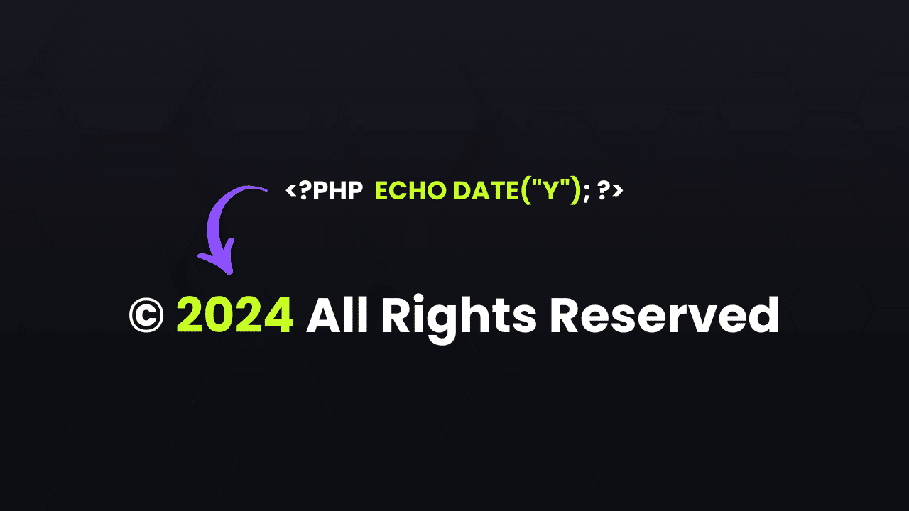 How to Automatically Update the Copyright Year: 3 Simple Methods